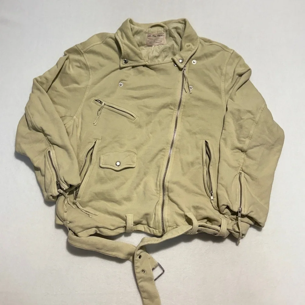 Free People We The Free Rebel Moto Jacket Size XL